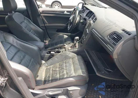 2015 Volkswagen Golf Gti 2.0T Autobahn 4-Door from USA, damaged, VIN 3VW4T7AU3FM029403